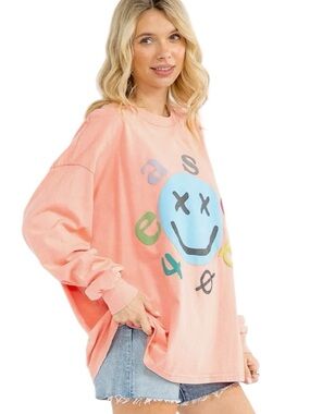 639:  EASEL NWT TOP FADED CORAL (H12)